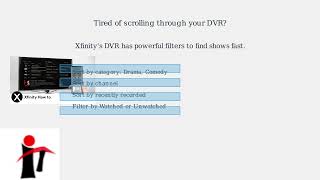 How to Find Recorded Shows on Rogers Xfinity – DVR Library & Filters