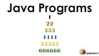 64 Java Patterns Numeric 2, |