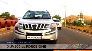 2012 Mahindra XUV500 Vs Force One | Comparison Test | Autocar India