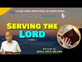 Today’s Promise Word -21.11.2024 || Serving The Lord || Bro.S.Arul Selvan.