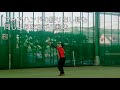 テニス サーブのフォーム改良【左手を積極的に使う】2021年2月1日 improve tennis serve form use your left hand positively