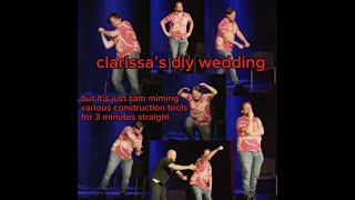 sam really put the diy in diy wedding 🗣️🔥