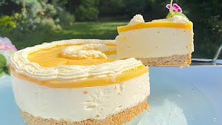 🍰Cake in 5 minutes! You will make this cake every day 👌 WITHOUT OVEN! Lemon cheesecake😋