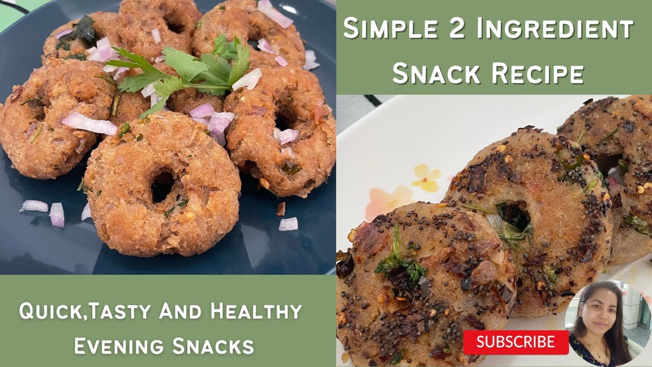 2 Ingredients Snacks Recipe Quick Easy And Tasty Evening Snacks
