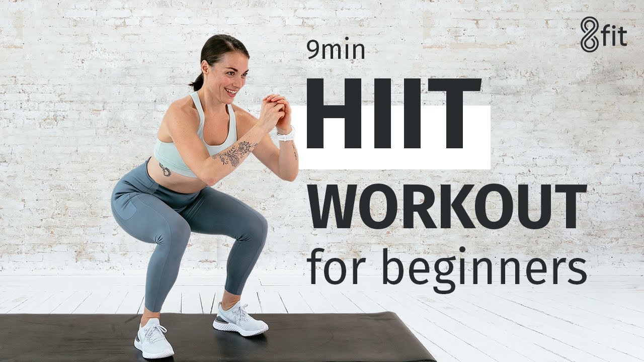 9-minute HIIT Workout For Beginners To Start Your Fitness Journey - YouTube