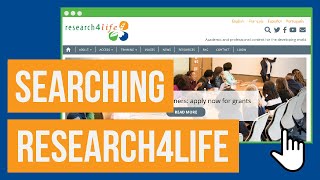 Webinar: Searching across Research4Life programs