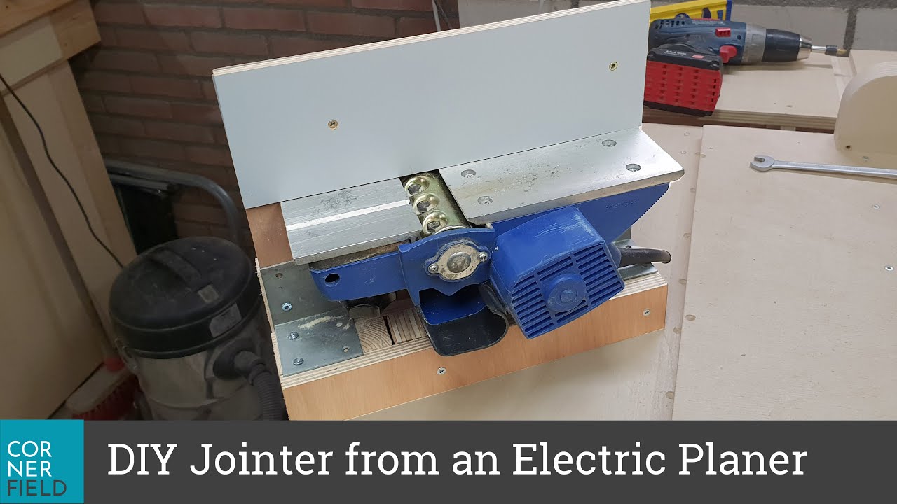 DIY Jointer From An Electric Planer - YouTube