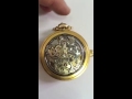 antique quarter hour repeater chronograph pocket watch working