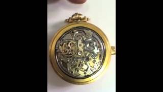 Antique Quarter /Hour Repeater Chronograph Pocket Watch (Working!)