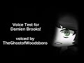 Scream 2: Revenge of the Ghost || Voice Test for Damien Brooks