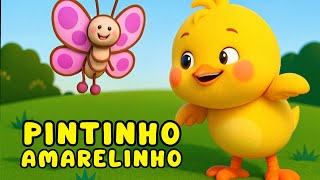 Meu Pintinho Amarelinho 🐥🐣 | Música Infantil Educativa | Animazoo 🦁 🐼 🐵 🦒 🦜