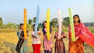 outdoor fun with Rocket Balloon and learn colors for kids by I kids episode -339.