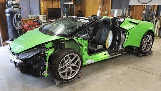 I Bought a Totaled Lamborghini Huracan from a Salvage Auction & I'm going to Reb