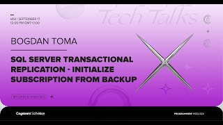 SQL Server Transactional Replication - Initialize Subscription from Backup