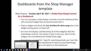Webinar 9 - Part 1 - Dashboards
