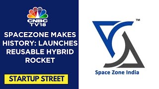 Space Startup SpaceZone Launches India’s First-ever Reusable Hybrid Rocket ‘RHUMI-1’ | CNBC TV18