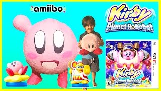 KIRBY PLANET ROBOBOT for Nintendo 3DS Giant Egg Surprise Opening