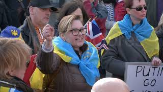 Emotions high as Ukranians gather in Gloucestershire in show of solidarity against Russian invasion