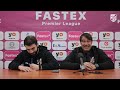 fastex pl matchday 20 fc ararat armenia urartu fc 1 2 press confrenece