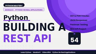 Build REST API Using Python | Flask API Tutorial for Beginners | HNM Technologies