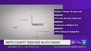 Teen dies in ATV rollover