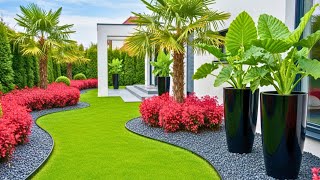 Garden Landscape Design - Trendy Front Garden Landscaping Ideas 2025 - Outdoor Home Garden Designs