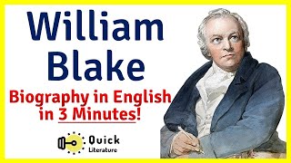 William Blake Short Biography in 3 Minutes | English Literature | SET, NET, TGT, PGT Most Important