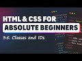 HTML & CSS for Absolute Beginners: IDs and Classes