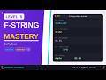 Python F-String Mastery | Format Numbers, Decimals, Percentages & Receipts | Level 5 | Allin1