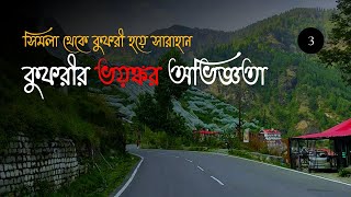 শিমলা থেকে কুফরী হয়ে পৌছালাম সারাহান | Kinnaur kalpa | Shimla To Sarahan |Kufri | Patr 3