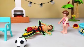 Ο Παντελής έπεσε από το ποδήλατο! ✨Playmobil - Τα παιδία παίζει