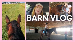 BARN VLOG - Come Ride With Me!