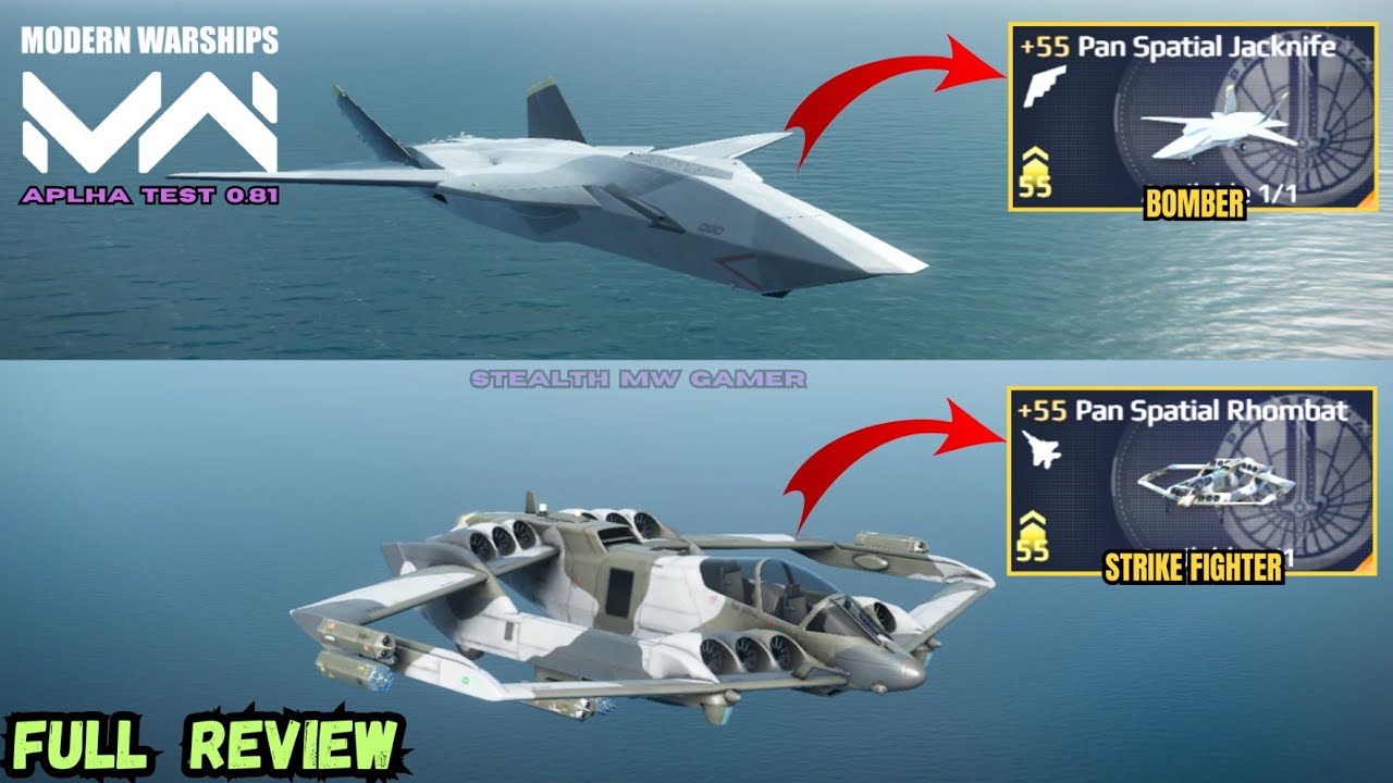 Pan Spatial Rhombat Strike Fighter And Pan Spatial Jacknife Bomber