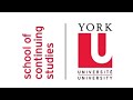 Sop - Post Graduate Certificate In Accounting (York University)