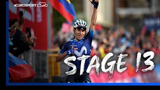 Rubio Victorious Amid Weather Chaos | Stage 13 Giro D'Italia Highlights | Eurosport