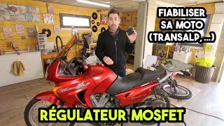 How to install a MOSFET regulator on a Transalp, Africa Twin or any motorcycle ?