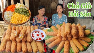 Món ngon đãi tiệc Chả Giò Hải Sản - Bí quyết giúp chả giò giòn lâu thơm ngon béo ngậy