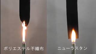 燃焼実験１ ポリエステル短冊（修正前）