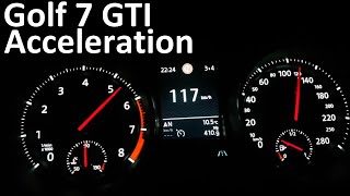 Golf 7 GTI Performance DSG Acceleration | Stock vs Stage 1