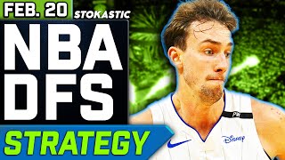 NBA DFS Strategy Thursday 2/20/25 | DraftKings \u0026 FanDuel NBA Lineup Picks