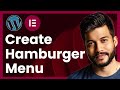 How To Create Hamburger Menu In Elementor (easy tutorial)