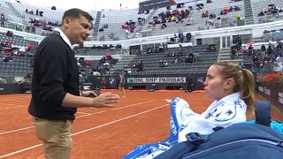 SOFIA KENIN CUSSES OUT UMPIRE TWICE AND REFUSES TO PLAY: SUPERVISOR CALLED TO THE COURT MAY 9, 2024