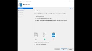 Importing Flat File using Import Flat file option into SSMS #sql #sqlserver #sqlforbeginners