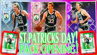 NBA2K18 MyTeam *NEW* St.Patricks Day Pack Opening!!! PINK DIAMOND LARRY BIRD!!!