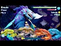 NEW LUMINITE SHARK vs ALL CRAB BOSSES (HUNGRY SHARK EVOLUTION)