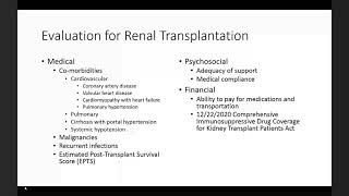 02.19.2021, "Advances in Renal Transplantation"