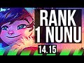 NUNU & WILLUMP vs LILLIA (JGL) | Rank 1 Nunu, 29k DMG, 7/3/15, Rank 12 | EUW Challenger | 14.15