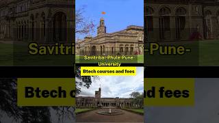 Pune University: Btech Courses \u0026 Fees #minutecollegereview #puneuniversity #course