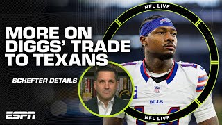 FULL REACTION: Stefon Diggs traded to the Texans + Adam Schefter gives the details | NFL Live