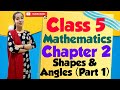 Class 5 | CBSE | NCERT | MATHS | CHAPTER 2 | SHAPES AND ANGLES PART 1 Explained in Detail